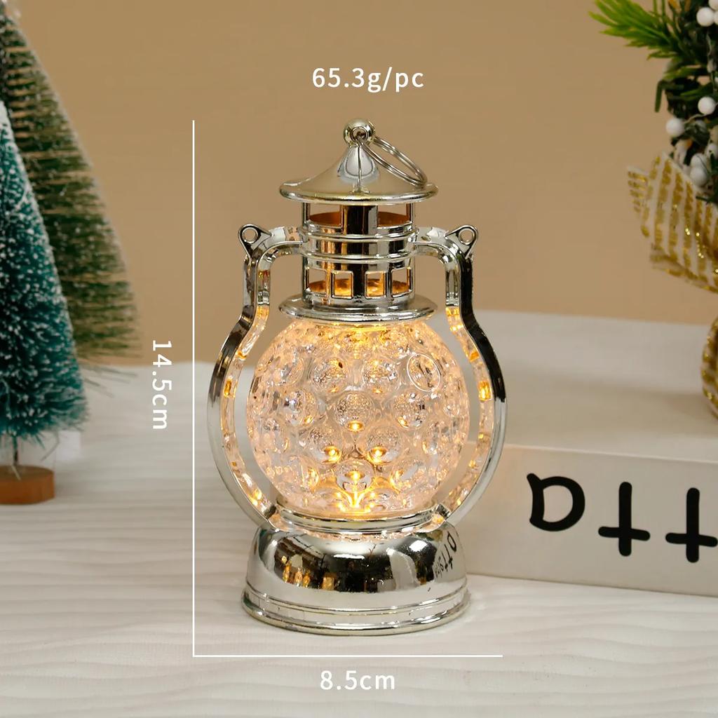 Small Oil Lamp Led Wind Light Small Horse Light Christmas Decoration Desktop Atmosphere Small Night Light Ornament Birthday Gift Party Decoration