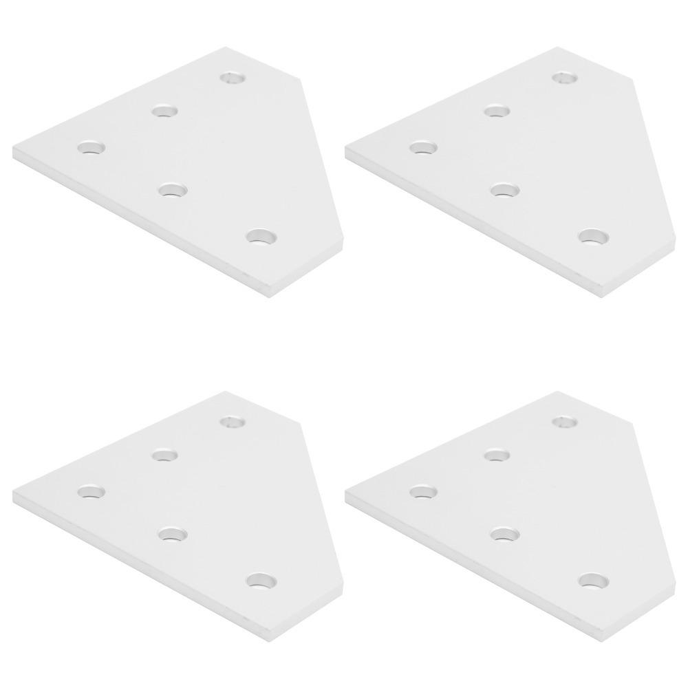 4pcs Outside Mounting L Shape Corner Bracket Right Angle Connection Bracket 3D Printer Frame