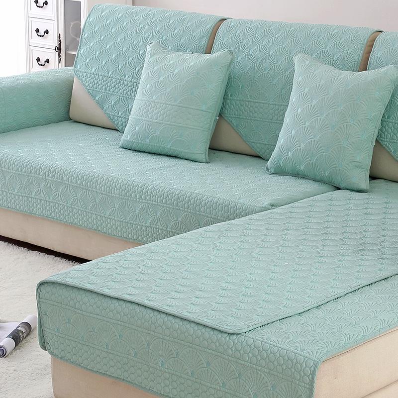 Winter Cotton Double-Sided Sofa Cushion Four Seasons Universal Non-Slip Fabric Cushion Simple Nordic Back Towel