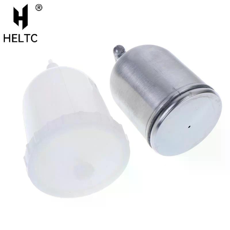 1pc 400CC Plastic/Aluminum Spray Paint Pot Air Gravity Feed Sprayer Cup Pneumatic Tool Accessories For F75 W101 W71 W77