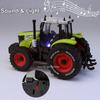 1:24 Agricultural Tractor Model Toy Car Sound Light Silding Agricultural Transport Vehicle Models Metal Diecast Gifts for Boys