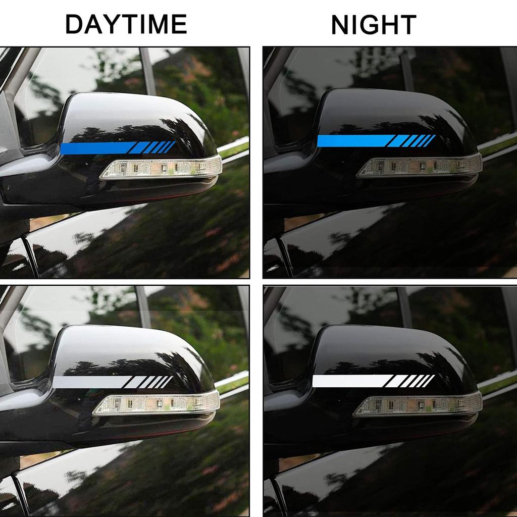 1 Pair Auto Car Sticker Non-fading Fashion Color Stripe Car