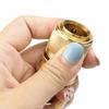 American Brass 3/4" Garden Hose Quick Connectors, Male & Female, 6-Point Adapter.