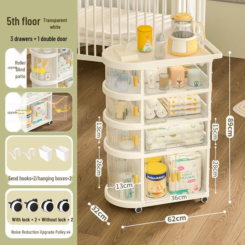 Yeya Foldable Multi-functional Storage Cart