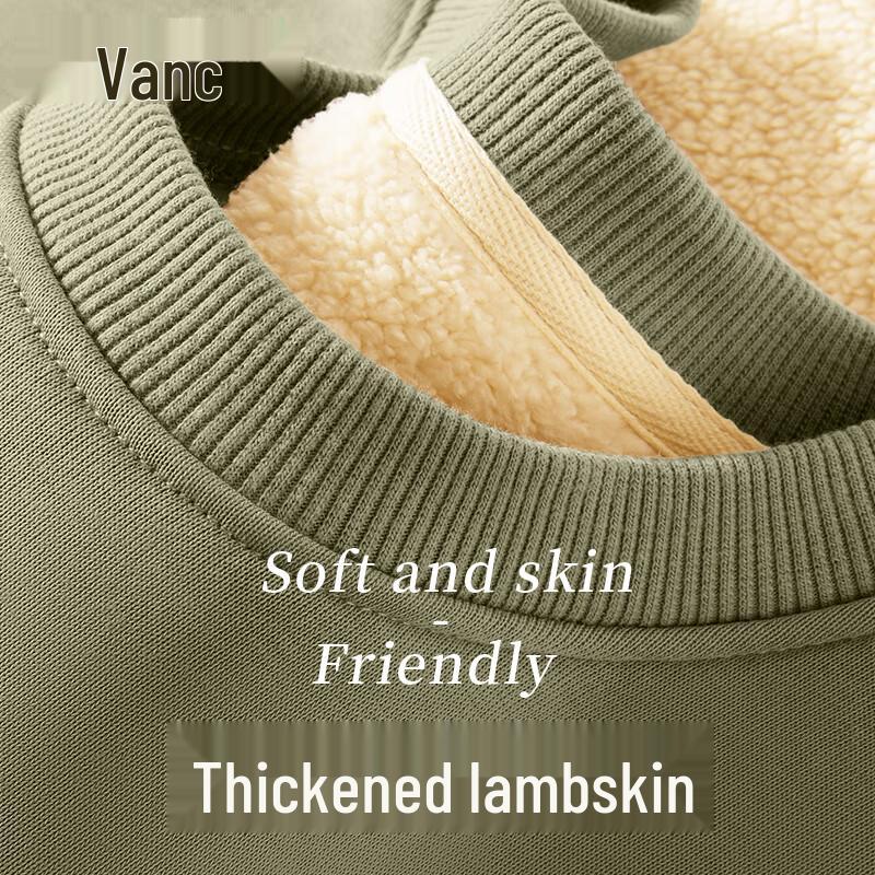 VANCL Men's Sherpa Fleece Pullover Sweatshirt