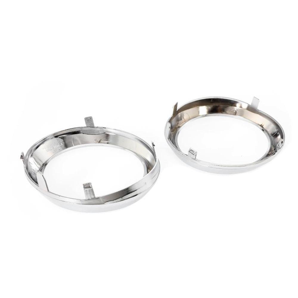 2x Front Bumper Fog Light Lamp Cover Chrome Rings For Toyota Sienna SE 2011-2017