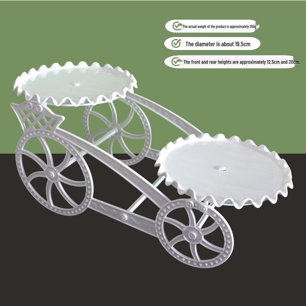 High-End Plastic Dessert Stand for Snack Display and Storage - Ideal for Weddings and Christmas