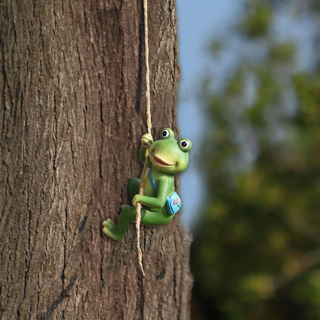 Miniature Climbing Animal Statue ,Climber Figurine ,Creative Yard Decor ,Resin Sculpture for