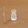 5/10Pcs Miniature Dollhouse Ornament Small Clear Vase Model Resin Craft Figurine Fairy Garden Decor Diy Accessory