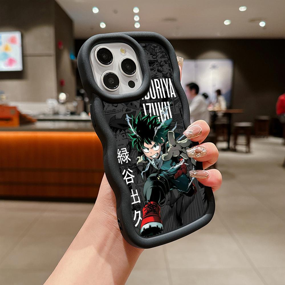 Macaron Soft TPU Phone Case for Xiaomi Poco X3 X5 X6 M6 Redmi 12C 13C Redmi Note 9 10 11 12 13 Pro 10s 11s 12s Cover Ae54 Anime My Hero Academia Art