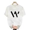Trendy Brand Short-Sleeved Pure Cotton Men'S Printed T-Shirt Trendy Men'S And Women'S Versatile Round Neck T-Shirt Men'S