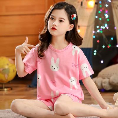 Seturi Pijamale Copii Bumbac Băieți Costum de Dormit Vară Fete Pijamale Pisică Desenată Pijamale Tricou+Pantaloni Scurți 2 buc Îmbrăcăminte Copii
