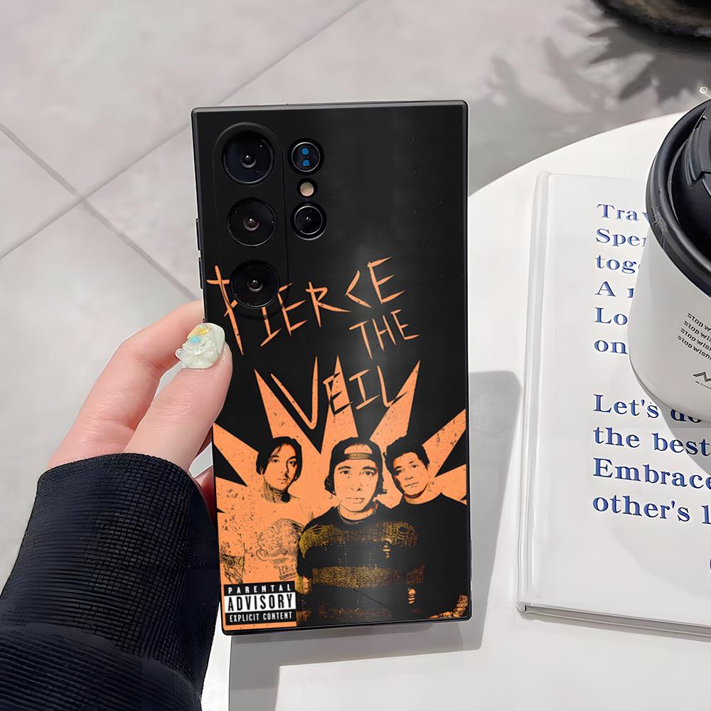 Pierce The Veil Band Phone Case For Samsung S26 Ultra S25 Edge Ultra S23 S22 S21 S20 Ultra Plus S24 Fe Cover