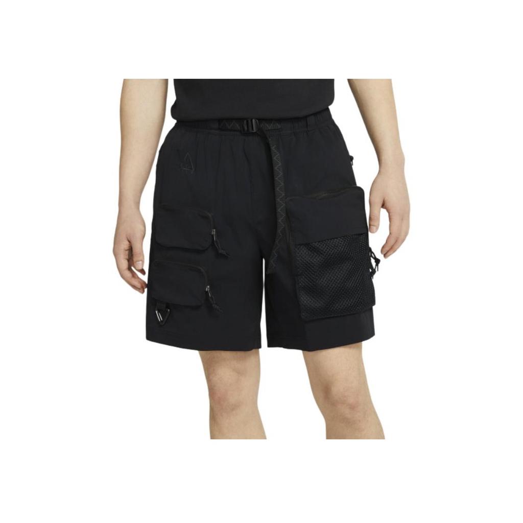 Nike ACG Series Multi-Pocket Utility Cargo Shorts Men Bottoms Black CK7856-010