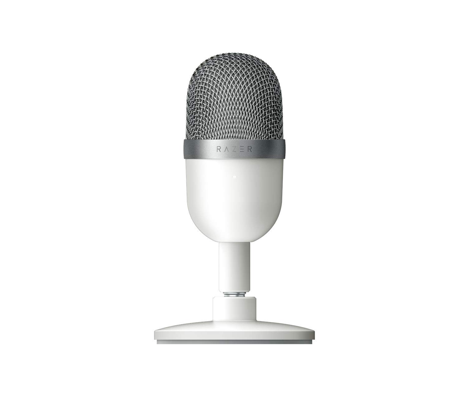 

Razer Seiren Mini Condenser Gaming USB Clear Mercury Authorized Dealer Microphone, Ultra-Compact Design, Microphone, Microphone, Unidirectional, білий