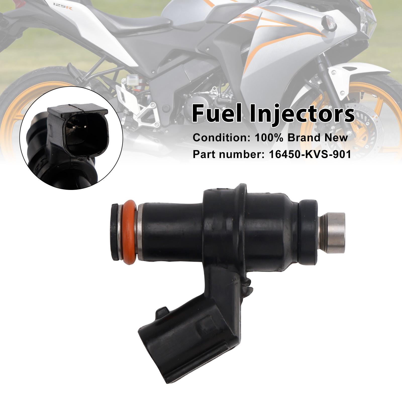 

16450-KVS-901 Fuel Injectors For Honda CBR125R CBR125 CBR125RS CBR125RT 11-20