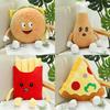 Creative Hamburger French Fries Sleep Pillow Plush Food Doll For Comfort And Relaxation