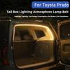 Rear Trunk LED Light Bar Strips Trunk Interior Decorative Lamp Strip Fit For Toyota Prado Fj150 LC150 Auto Interior Accessories Bulbs 7