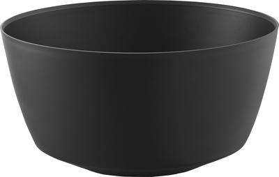 Yamazaki Tower Large Cooking X X Model 1390 Tilt-to-Mix Bowl, Microwave-Safe, Black, W24.9 D24.9 H12.4cm, Dishwasher-Safe,