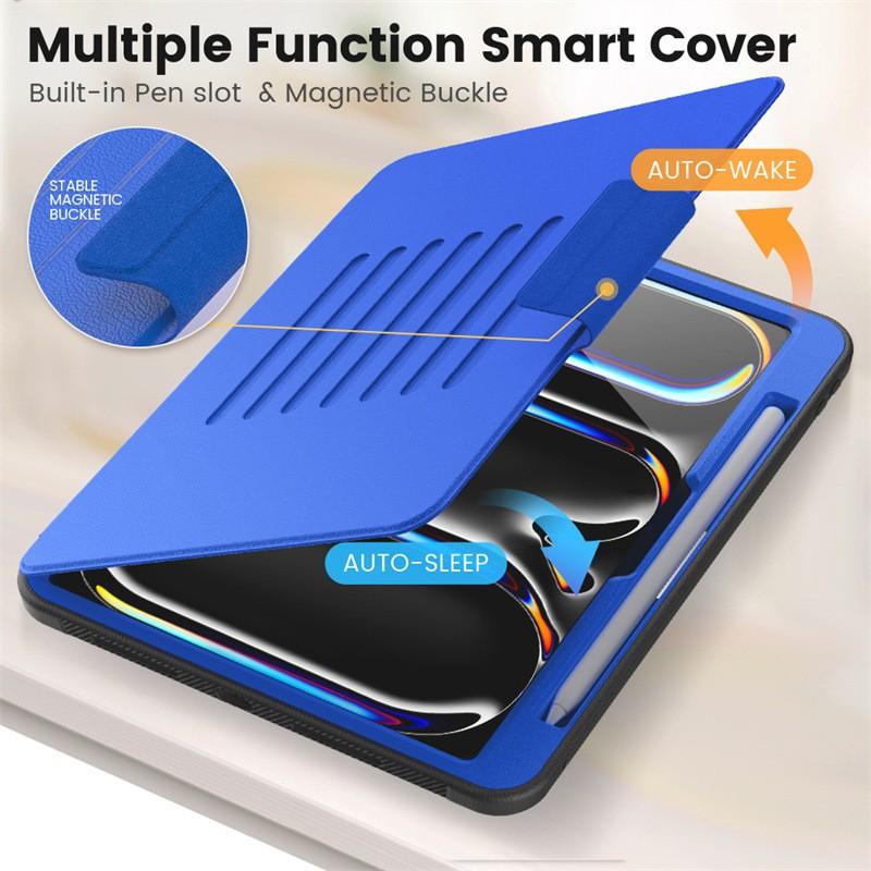 IPad Air 6 Case 11 Inch Pro 10.2 7 8 9 Full Body Shockproof Stand Leather Cover