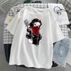 Princess Printed Alice In Wonderland ParentChild Top Black Alice Unisex Cotton Short Sleeve TShirt Unisex Women Loose Top