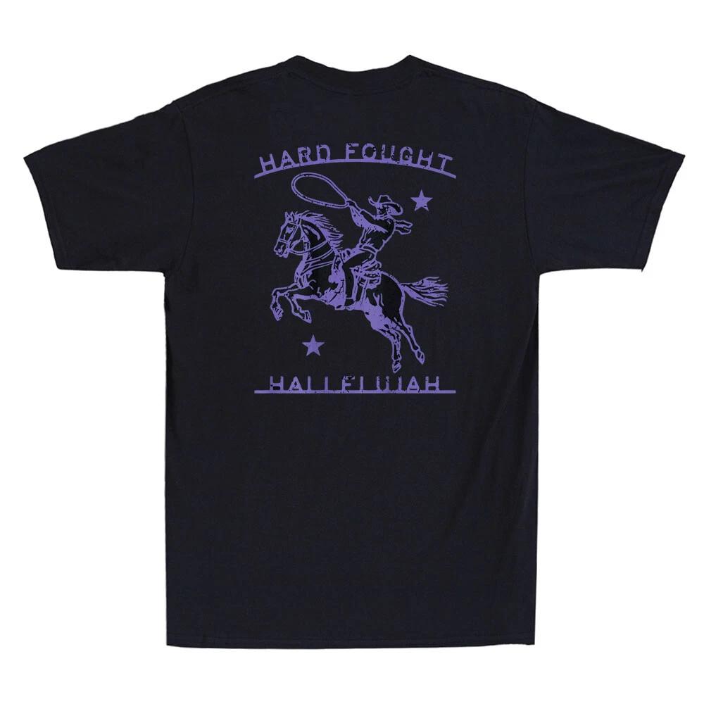 Men s and Women s T-shirts Hard Fought HHallelujah Brandon Hard Fought Jesus (On Back) Retro S