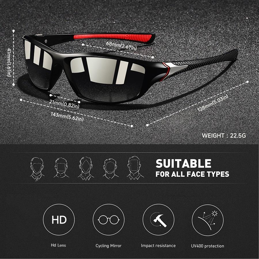 Fashion Vintage Driving Fishing Cycling Sports Protective Glasses Men Women Running Mountaineering Sport Man UV400 Eyewear