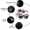 UV For B2730 [FEISEDY] Sunglasses, Polarized, Women's, Photochromic, Discoloration, Fashionable, Protection, Sports, UV400, Lightweight, Driving,