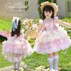 Girls' Monet Floral Lolita Princess Dress - Four Seasons Fairy Birthday Gift 2026