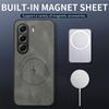 Per Tecno Camon 40/Tecno Camon 40 Pro 4G 5G Custodia Semplice Elegante Magnetica di Aspirazione Lusso PU Pelle Amica della Pelle Anti-caduta Cover