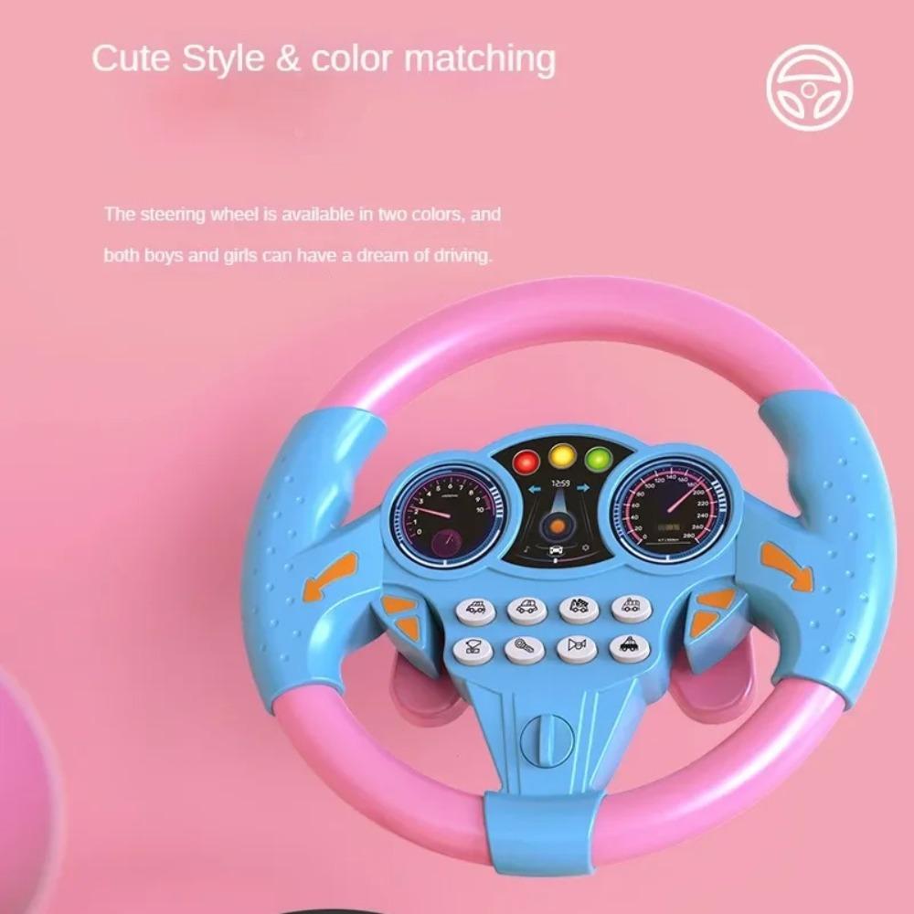 Multi Functional Educational Stroller Steering Wheel Simulate Driving Car Toy  Children Gift