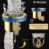 All-Copper Bathroom Drain Deodorizer & Insect-Proof Cover
