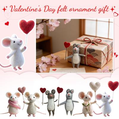 Cute Mouse, Adorable Mouse Ornaments, Handmade Decorations, Mouse Animal Decorations, Home Decor Gifts