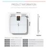 Bluetooth Electronic Scale Smart Scale LED Display Fat BMI Digital Monitor Body Weight Measurement Device