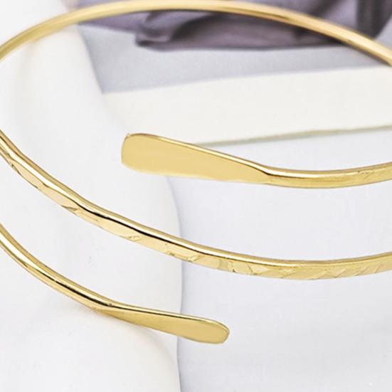 7 Stück/Set Böhmischer Stil Offenes Design Armreifen Metall Armbänder Verstellbar Stapelbar Arm Galvanisiert