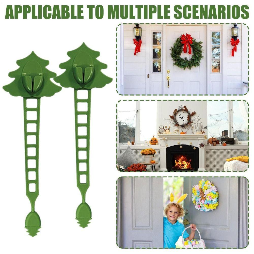 Organizer Storage Supplies Christmas Wreath Tie Wire Multi Purpose Christmas Garland Hanger  Wall