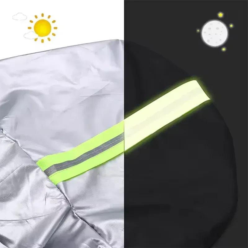 For Ford Ranger Outdoor Car Cover With Reflective Strips, Waterproof Snowproof Dustproof, UV Protection Auto Accessories