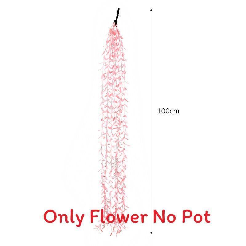 Green Babylonica Salix Plant For Home Event Decoration And Props Photography