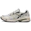 Gel-1090 Fabric Synthetic Leather Sports Retro Low-Top Lifestyle Shoes Unisex Sneakers Gray Black 1203A243-028