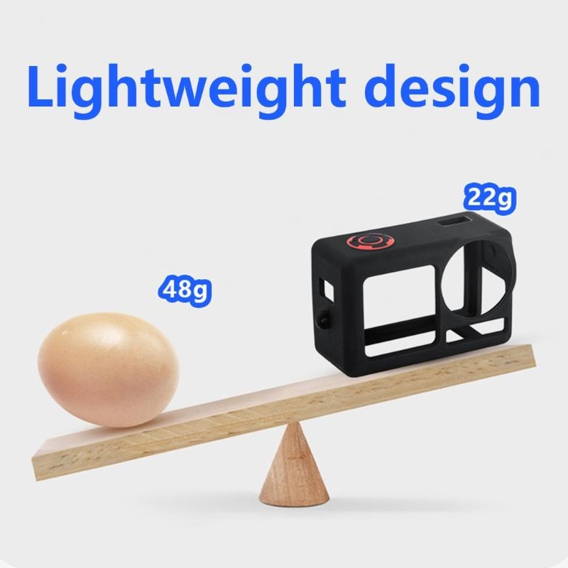 Durability Silicone Cover For Action 5pro Camera Lens Guard Shockproof Camera Cover Oil Stain Resistant Skin Case