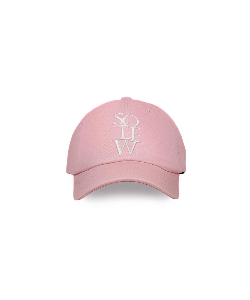 SOLEW Solew Basic Logo Ball Cap_Pink