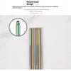 Holographic Stainless Steel Cuticle Pusher Anti-Rust Long Lasting Nail Remover Scraper for Professional Nail Salon Supplies