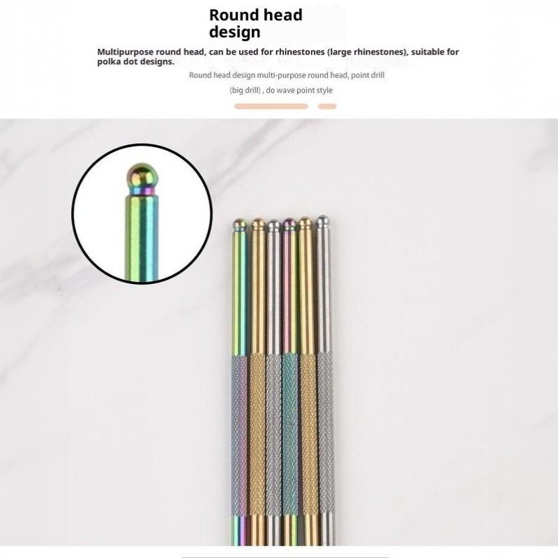 Holographic Stainless Steel Cuticle Pusher Anti-Rust Long Lasting Nail Remover Scraper for Professional Nail Salon Supplies