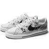 Nike Court Legacy Ink Fantasy Coverage Abrasion Resistant Low top Skateboard Shoes Unisex White Gray DH3162-100(Team1094-)