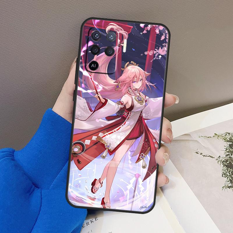 

Genshin Impact Yae Miko Case For Oppo A5 Pro A15 A17 A57 A77 A18 A38 A58 A78 A98 A94 A74 A54 A16 A76 A96 A40 A60 A80 OPPO A80 5G