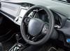 BONFORM Neo Fit Leather Steering Wheel Cover for Size Kei/Standard Cars, S 36.5-37.9cm, Black, 6703-15BK