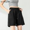 La Chapelle Women's High-Waist Sports Shorts