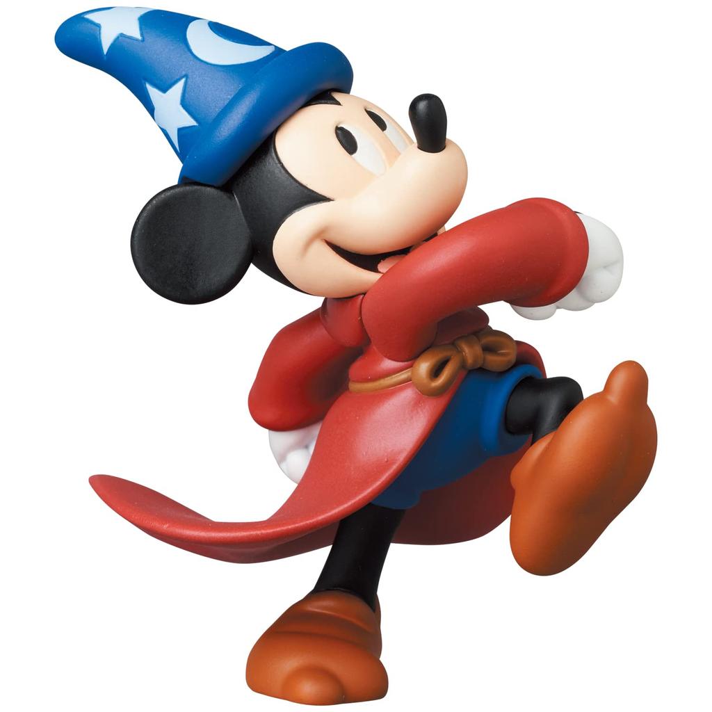 UDF Ultra Detail Figure Disney Series 10 MICKEY MOUSE BROOM Mickey Mouse Bloom Height Painted Finished Figure No.690 & & approx. 68/65mm Non-scale