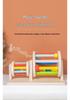 Wooden Textile Rolling Drum - Montessori Toy for Infant & Toddler Hand-Eye Coordination and Focus Development