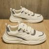 Men's Shoes Spring and Summer Mesh Breathable 2025 New High-end Little White Shoes Men's Lightweight Sports and Leisure Shoes Board Shoes